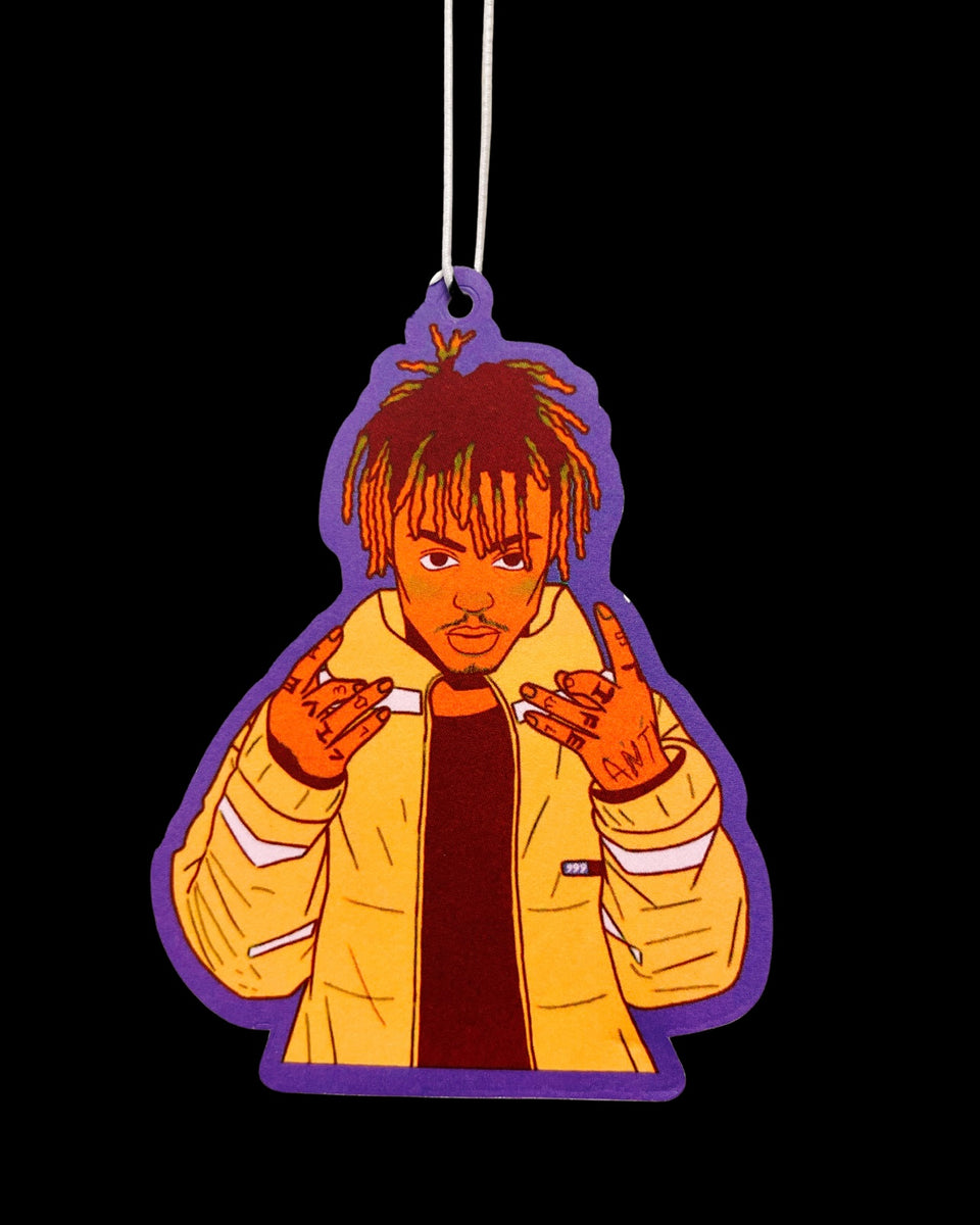 Juice Wrld Car Freshener (Scent Forest Rain) EliteGrabba